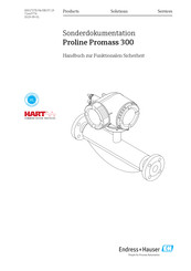Endress+Hauser Proline Promass 300 Handbuch Zur Funktionalen Sicherheit