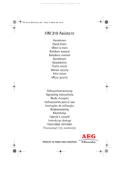 Electrolux AEG HM 310 Assistent Gebrauchsanweisung