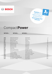 Bosch CompactPower MFW3850B/02 Gebrauchsanleitung