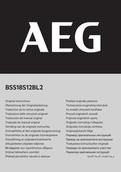 AEG BSS18S12BL2 Übersetzung Der Originalanleitung