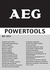 Aeg BS 12C2 Originalbetriebsanleitung