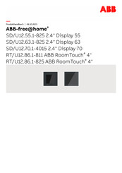 ABB ABB-free@home RT/U12.86.1-825 ABB RoomTouch 4 Produkthandbuch