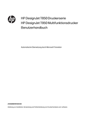 HP DesignJet T850 Benutzerhandbuch