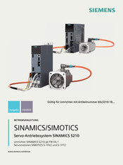 Siemens SINAMICS S210 Bedienungsanleitung
