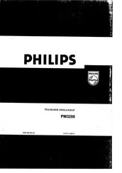 Philips PM3200 Anleitung
