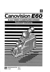 Canon Canovision E60 Bedienungsanleitung