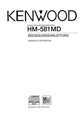 Kenwood HM-581MD Bedienungsanleitung