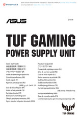 Asus TUF Gaming PSU 650W Schnellstartanleitung