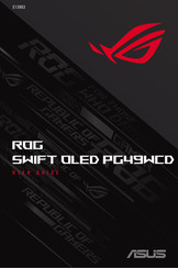 Asus ROG SWIFT OLED PG49WCD Betriebsanleitung