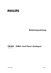 Philips PM3210 Bedienungsanleitung