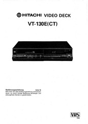 Hitachi VT-130ECT Bedienungsanleitung