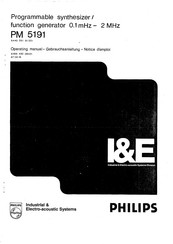 Philips PM 5191 Gebrauchsanleitung