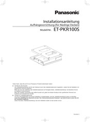 Panasonic ET-PKR100S Installationsanleitung