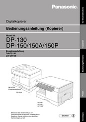 Panasonic DP-130 Betriebsanleitung