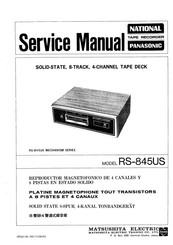 Panasonic RS-845US Serviceanleitung