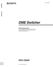 Sony DFS-700AP Betriebsanleitung