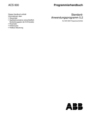 ABB ACS 600 Programmierhandbuch