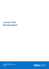 Dell Latitude 7350 Benutzerhandbuch