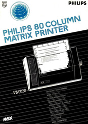 Philips VW0020 Bedienungsanleitung