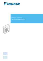 Daikin Sky Air Active-serie Referenz Für Installateure