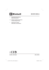 EINHELL GC-CH 18/50 Li Originalbetriebsanleitung