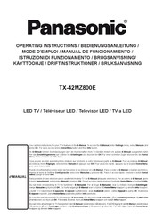 Panasonic TX-42MZ800E Bedienungsanleitung
