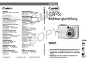 Canon DIGITAL IXUS 400 Bedienungsanleitung