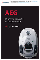 AEG VX7 X power Benutzerhandbuch