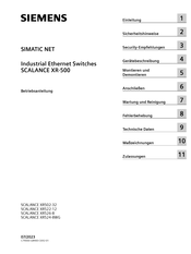 Siemens SCALANCE XR502-32 Betriebsanleitung