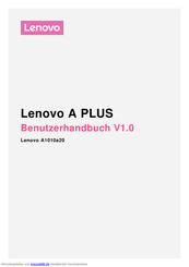 Lenovo A PLUSA1010a20 Benutzerhandbuch
