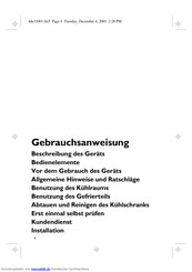 Bauknecht EX 1532/1 CH Gebrauchsanweisung
