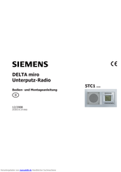 Siemens DELTA miro 5TC1 Series Montageanleitung Und Bedienungsanleitung