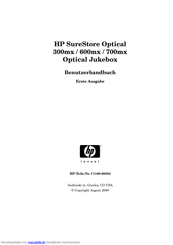 HP SureStore Optical Jukebox 700mx Benutzerhandbuch