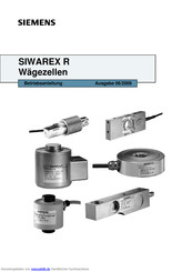 Siemens SIWAREX R RN Reihe Betriebsanleitung