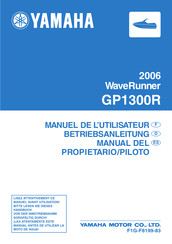 Yamaha WaveRunner GP1300R Betriebsanleitung