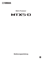 Yamaha MTX5-D Bedienungsanleitung