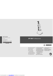 Bosch DP 500 Professional Originalbetriebsanleitung