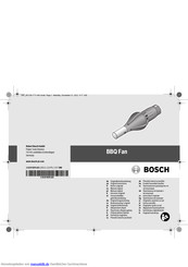 Bosch BBQ Fan Originalbetriebsanleitung