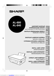 Sharp AL-800 Bedienungsanleitung