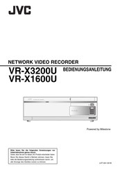 JVC VR-X1600U Bedienungsanleitung