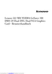 Lenovo NVIDIA GeForce 310 DMS-59 Benutzerhandbuch