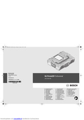 Bosch GLI PortaLED Professional 102 Originalbetriebsanleitung