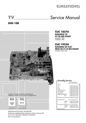Grundig ELEGANCE 82 FLAT MFW 82-3110 MV/DOLBY Servicehandbuch