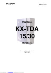 Panasonic KX-TDA 15 Handbuch