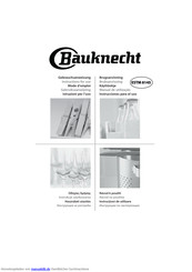 Bauknecht ESTM 8145 Serie Gebrauchsanweisung