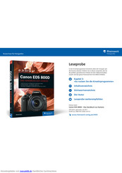 Canon EOS 800D Handbuch