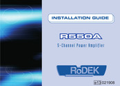 RoDEK R550A Installationsanleitung