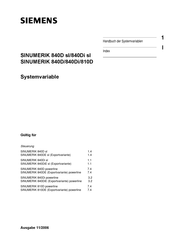 Siemens SINUMERIK 840D sl Handbuch