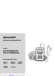 Sharp WA-ST200BK Bedienungsanleitung