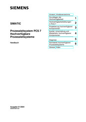 Siemens SIMATIC PCS 7 Handbuch